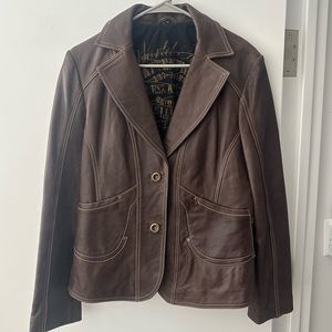 WESTERN STYLE LEATHER JACKET